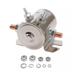 SOLENOID RELAY SWITCH CONTINUOUS DUTY 12V For GOLF CART 4 TERMINAL 12Volt 300Amp