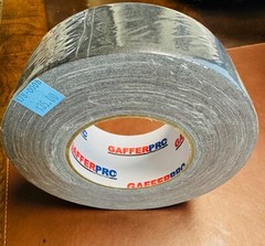 GafferPro Premium Professional Gaffer’s Tape Black 2″x55 yds.