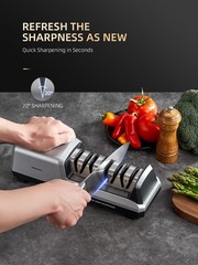 Reemix Electric Knife Sharpener 4-Stage Sharpening Repair Coarse Medium Fine