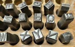 Young Brothers 36pc 3/8″ Letter & Number Stamp Punch Set Alloy Steel Metal