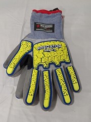 Mcr Safety Predator Mechanic Work Glove ANSI Cut A6 Sz XXL Qty 2 Pairs PD6951XXL