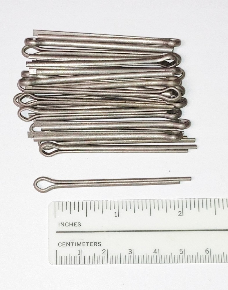 25 Cotter Pins – 1/8″ x 2″ – Nickel Copper Monel Alloy – Free Shipping !!!!!!!!!