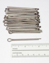 25 Cotter Pins – 1/8″ x 2″ – Nickel Copper Monel Alloy – Free Shipping !!!!!!!!!