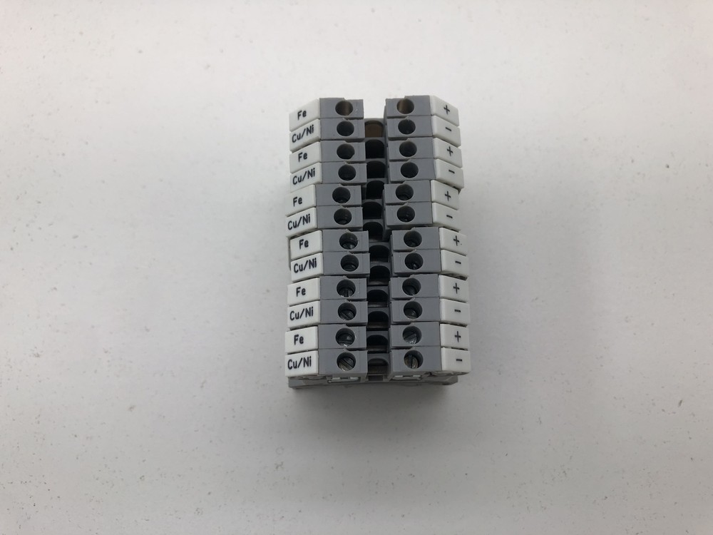 (QTY. 6) CONNECTWELL CTT2.5U THERMOCOUPLE TERMINAL BLOCKS