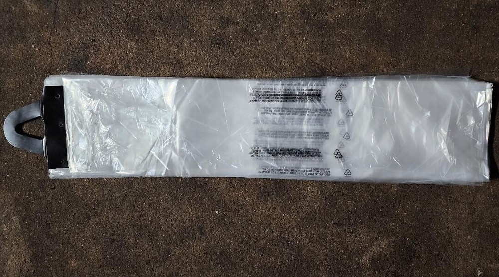 2000 Poly Newspaper/Dog Waste Bags 4.5″x19″ with hanger