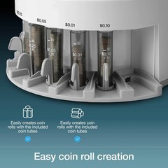 Safescan 1250 Commercial USD Coin Counting Sorting Counter Sorter