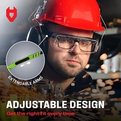 NoCry Anti Fog Safety Glasses that Fit Over Glasses with Scratch Resistant Le…
