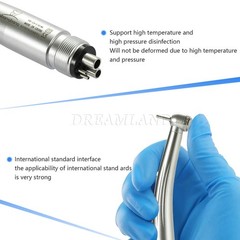 Mini Head Dental High Speed Handpiece One Water Spray Air Turbine M4 4 Holes