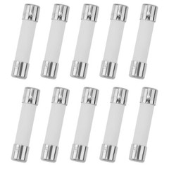 10Pcs T20AL250V 6x30mm Microwave Fuse 20A 20Amp 250V Slow-Blow Ceramic fuses