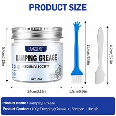 Damping Grease, Medium Viscosity Grease for Washing Machine…