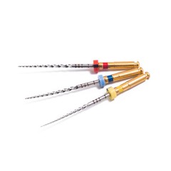 6Pcs Dental Endo Root canal Files X-Pro Gold Taper Niti Endodontic Files 25/31MM