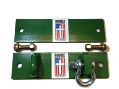 Bucket Hook and Shackle bolt on tractor John Deere factory bucket holes 9-7/8