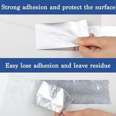 Aluminum Foil Tape 2-8 inch x 65ft 3.9Mil Heavy Duty HVAC TapeInsulation Adhesiv