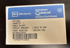 1- Culter-Hammer QCF1050 Circuit Breaker (New In Box) Multiple Available
