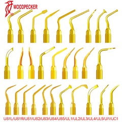 Dental Piezo Scaler Ultrasonic Bone Surgery U Tips Fit NSK Woodpecker US-II LED