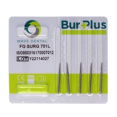 Wave Dental Oral Surgery Carbide Bur 25mm Length Taper Fissure FGOS 700 702 703