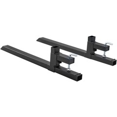 VEVOR Clamp on Pallet Forks 2000lbs Tractor Forks 43″ Heavy Duty Bucket Forks
