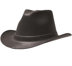 Occunomix VCB200-06 Vulcan Cowboy Style Hard Hat with Ratchet Suspension, Black,