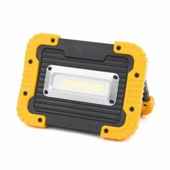 Portable LED Work Light Rectangle 10W COB 750 Lumen. 4400mAh High Low SOS Mode