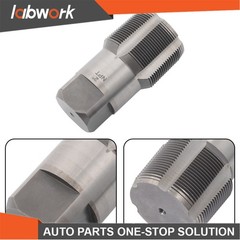 Labwork 2″ NPT Pipe Tap Carbon Steel Hand Threading Tool for Plumbing