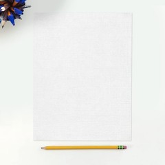 LUXPaper 8.5″ x 11″ Linen Paper | Letter Size | White Linen | 24lb. Paper Wei…