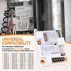 50A55-843 Furnace Control Circuit Board Replacement for White Rodgers