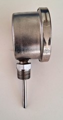 Vintage Rochester 3” Thermometer 50-400 Degrees Fahrenheit 2 1/2 inch Stem