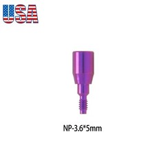 Dental Healing Abutment Cap Cover Screw Fit Nobel Active RP NP Height 3/5/7mm