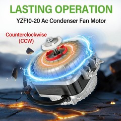 Condenser Fan Motor AC 120V 60Hz 1550rpm 16/60W 0.8A 3 WIRE