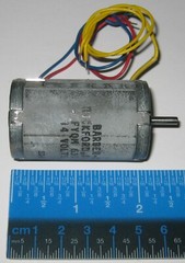Barber Colman 14 V DC Motor with AC Tachometer – 7500 RPM – Brushless AC Tach