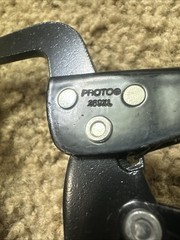 PROTO J269XL C-CLAMP LOCKING PLIERS 7 in. L WITH SWIVEL PADS