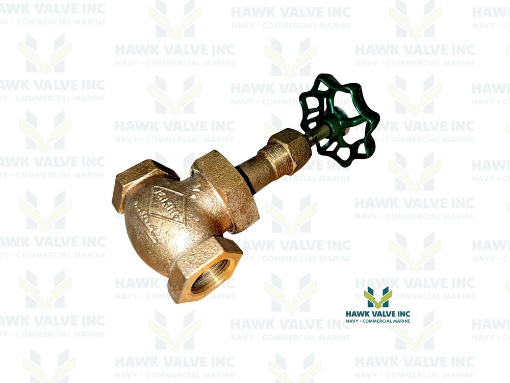 3/4″ BRONZE 150 THREADED GLOBE VALVE – JENKINS FIG. 106-A (119-A DISC)