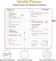 Pocket Planner 2026-2027, Weekly Monthly Planners for Purse, 3.5″ x 6″, July 202