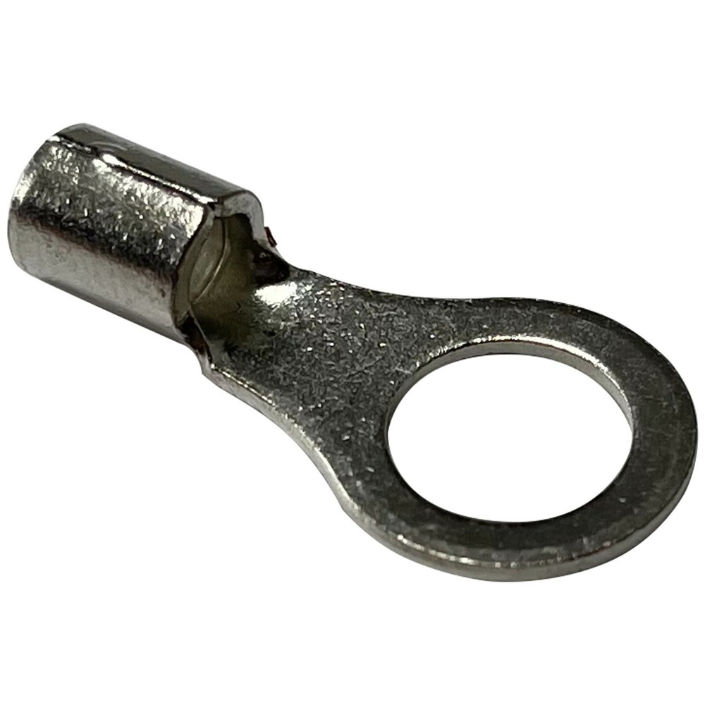 (25) Non-Insulated 8 Gauge 3/8″ Ring Terminal Uninsulated Wire Connector – USA