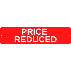 Real Estate Sign Riders 6X24 Weather & Fade Proof Sign Riders Aluminum