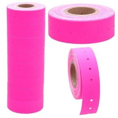BESTeck 10 Rolls 5000 Price Gun Labels for Mx-5500 White Marker Pink