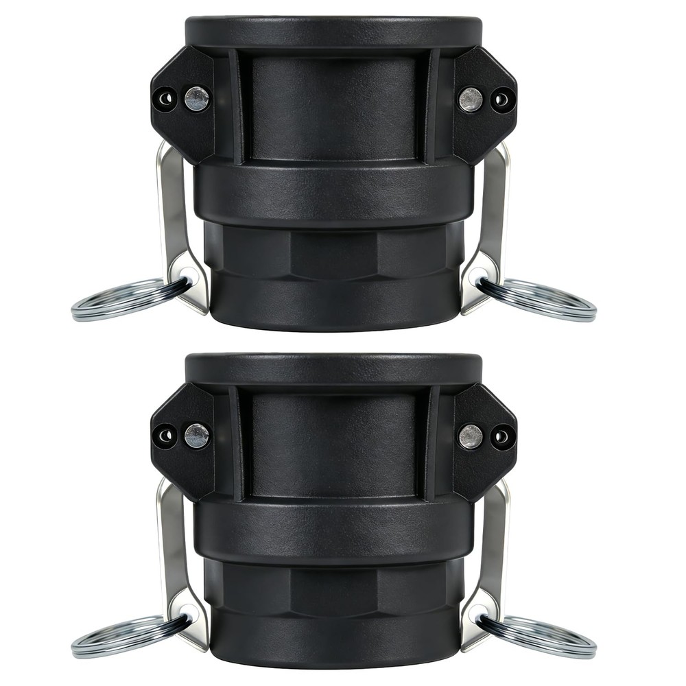 2 PCS Camlock Type D 1.5 Inch Female Coupler x Female NPT Thread Coupling Anti