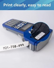 Label Cartridge M21-750-499 Black/White 3/4″ Incompatible with encrypted Brady