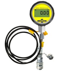 10000PSI Digital Hydraulic Pressure Gauge Test Coupling Kit 1/4 NPT 700BAR/70Mpa