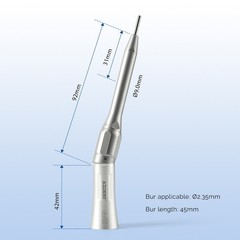 Dental 1:1 /1:2 Surgical Handpiece 20º Contra Angle/Low Speed Straight Handpiece