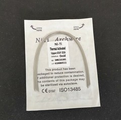 10 Packs 100Pcs Dental Ortho Thermal Activated NITI Rectangular Arch Wires