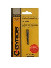 Keyless Mini Adapter Chuck, ⅛ – 3/16 Inch Straight Shank w/3 Collets, Small D…