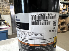 COPELAND ZP23K6E-PFV-130 230V 60HZ 1PH 23,000 BTU R-FOUR TEN A SCROLL A/C COMP