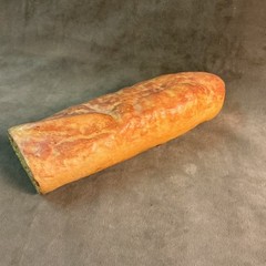 Vintage Faux Bread/Styrofoam Painted French Baguette Half Size Design