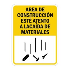 Portrait Round Plus Area de Construcción Esté Atento a LaCaída De Materiales
