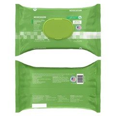 McKesson Flushable* Personal Wipe 6-9/10 X 7 Inch FLU96 1 Pack 96 Wipes