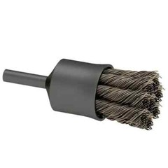 Osborn 0003074700 End Brush, 1″ Diameter, Stainless Steel, Knotted Wire