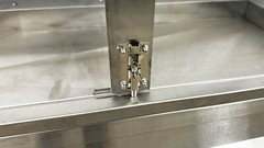 NEW Fruit Cart Vending Concession Stand Stainless Steel Display Frutas Vendor