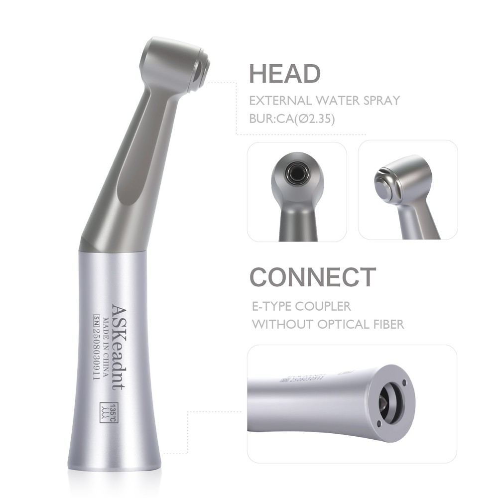 Dental High Low Speed Straight/Air Motor/Nosecone Contra Angle Handpiece 2/4H