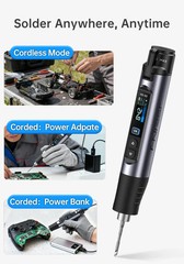 FNIRSI HS-03 Cordless Soldering Iron USB-C Rechargeable 2600mAh 5 Temp Setting